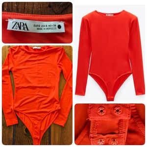 Zara long sleeve body suit